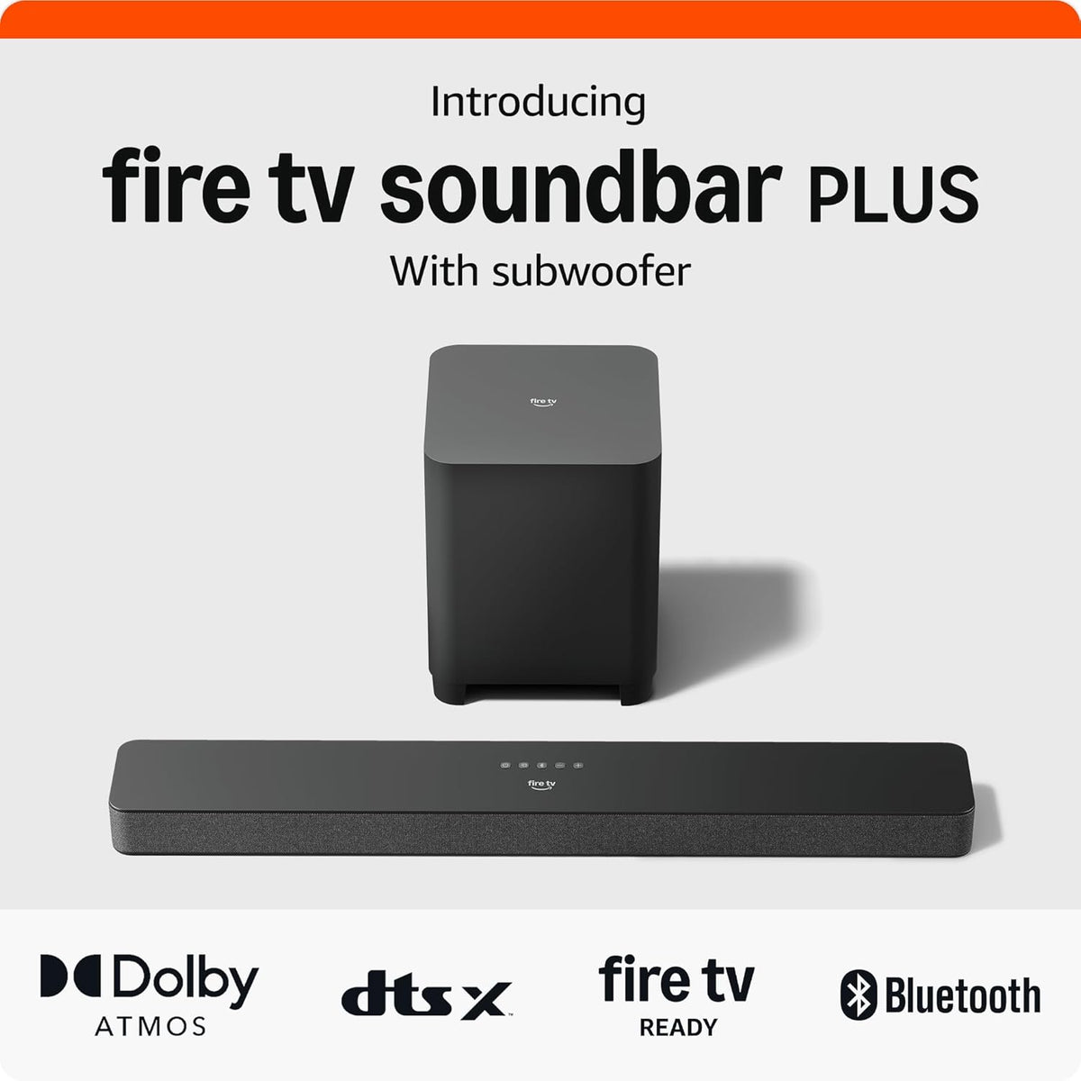 Barra sonido Fire TV Plus + SubWoofer