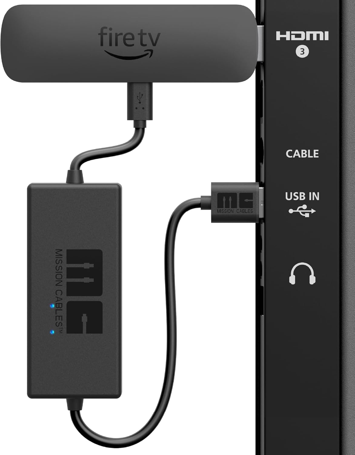 Cable de Alimentación USB para Fire TV Stick