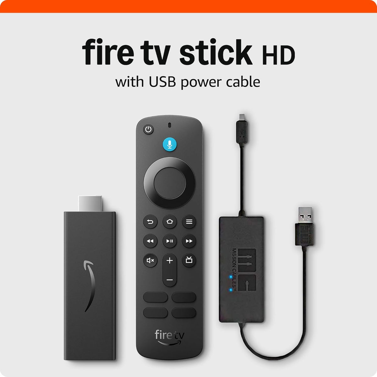 Fire TV Stick HD + Cable Alimentación