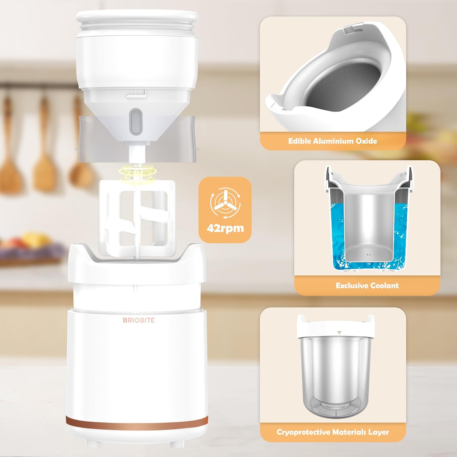 Máquina Helados Recargable | 1-2 Porciones