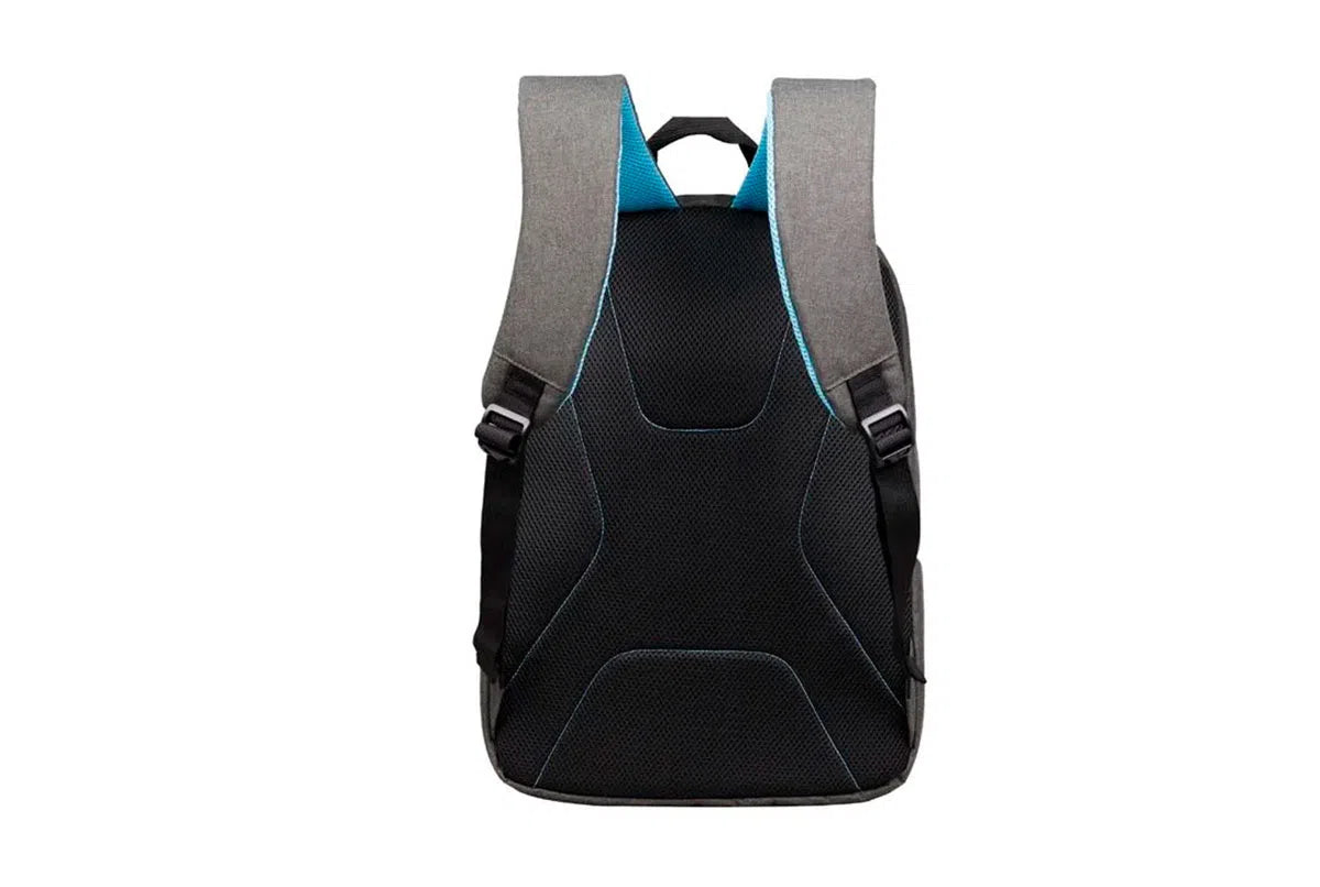 Mochila ergonómica Predator resistente al agua con cierre frontal y capacidad para 15,6 pulgadas