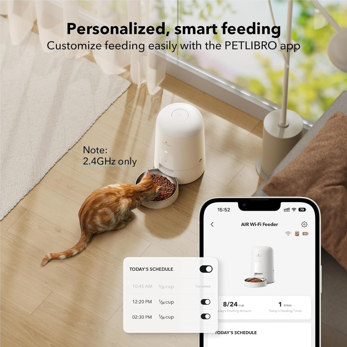 Dispensador de Alimentos para gatos con WiFi