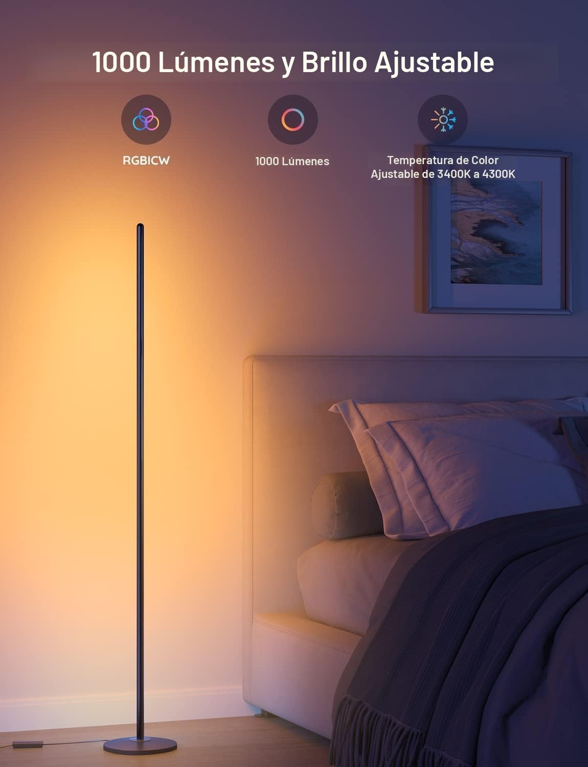 Lámpara de pie LED