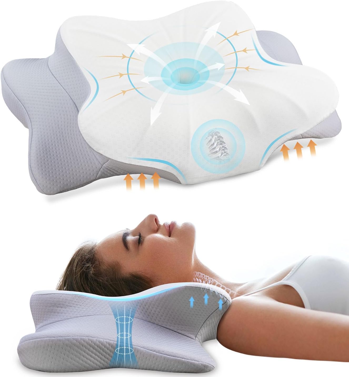 Compre Almohada Cervical Para El Dolor De Cuello, Almohada De