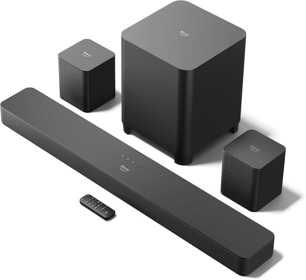 Barra sonido Fire TV Plus + SubWoofer + Parlantes