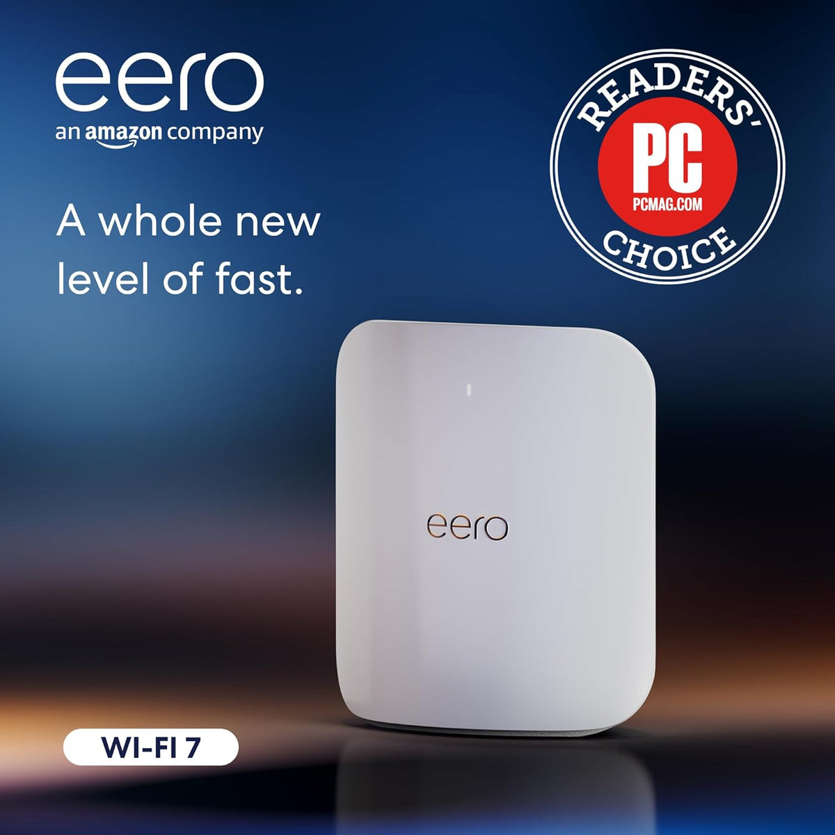 Eero 7 | Router WiFi 7 Mesh | 2,5 Gbps | Cobertura mínima 190 m2