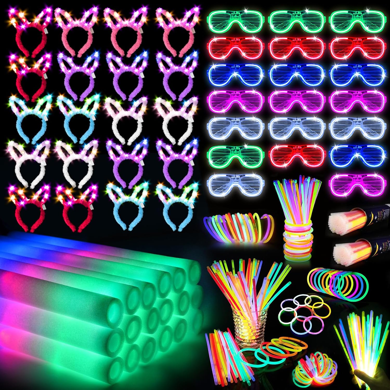 Pack 260 Artículos luminosos para Fiestas