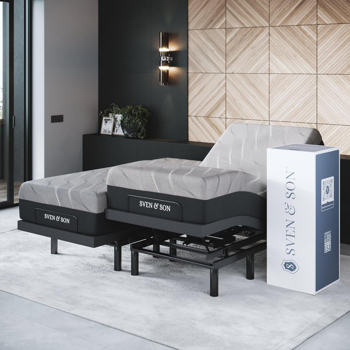 Base de Cama Ajustable | Resorte Híbrido