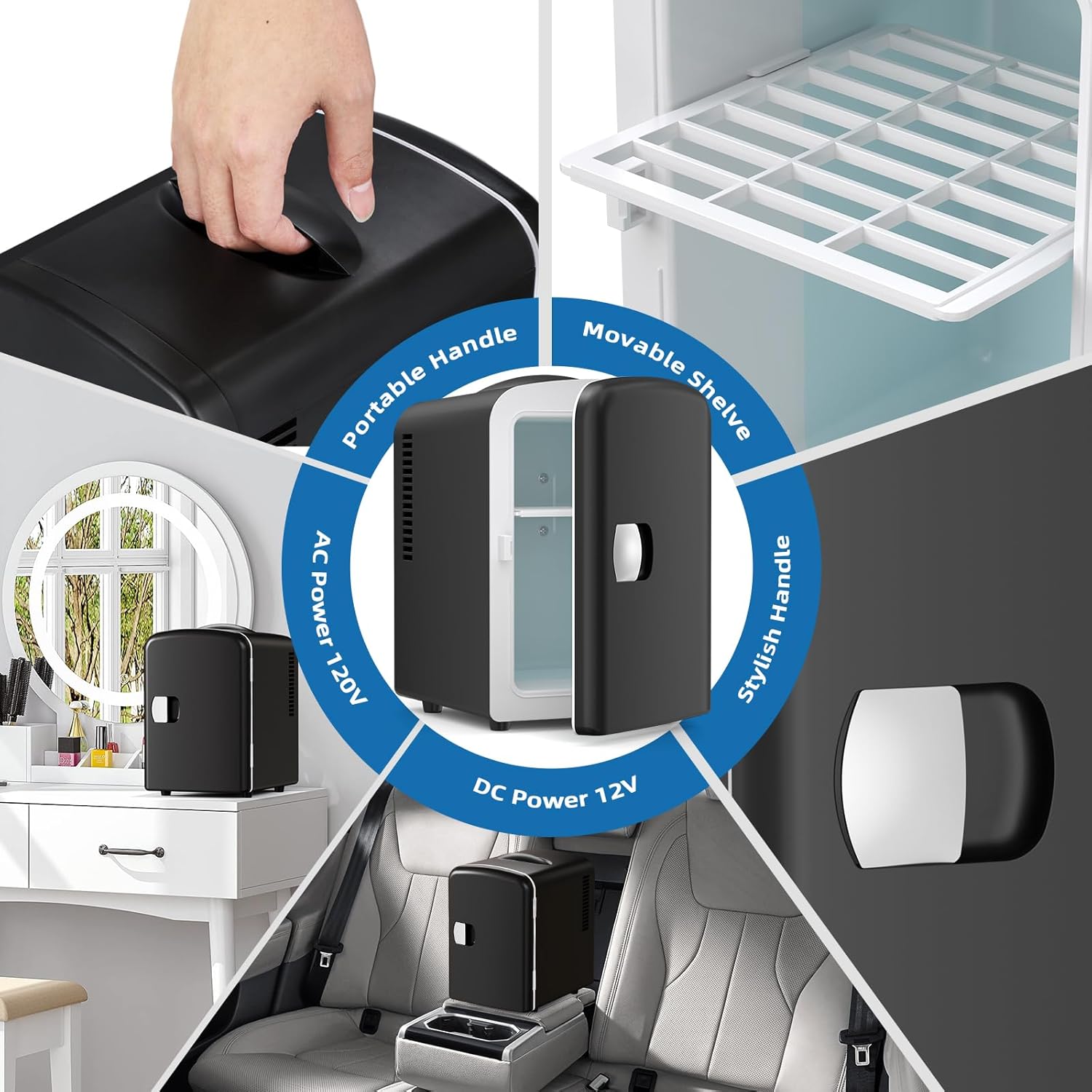 Mini nevera | 4 litros - 6 latas | Requiere Transformador 50W