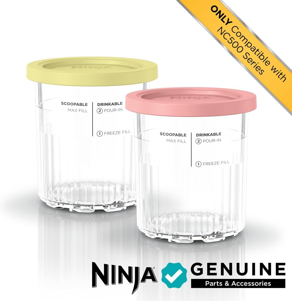 Pack 2 frascos compatible con Creami Deluxe