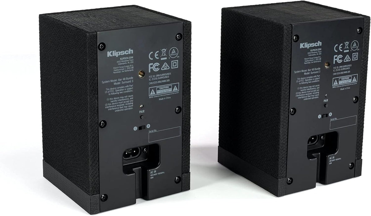 Par de Altavoces Surround 3 | Negro