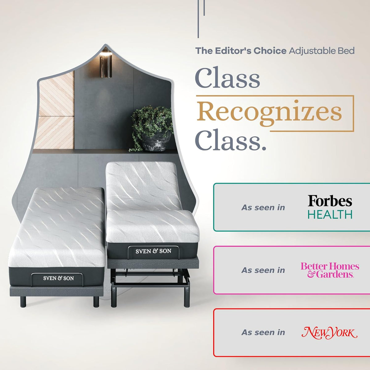 Base de Cama Ajustable | Resorte Híbrido