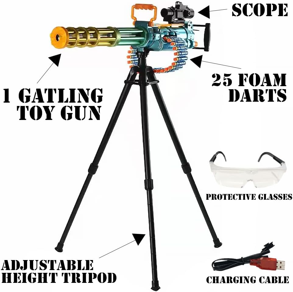 Pistola de juguete electrónica para niños | Dardos de succión de espuma