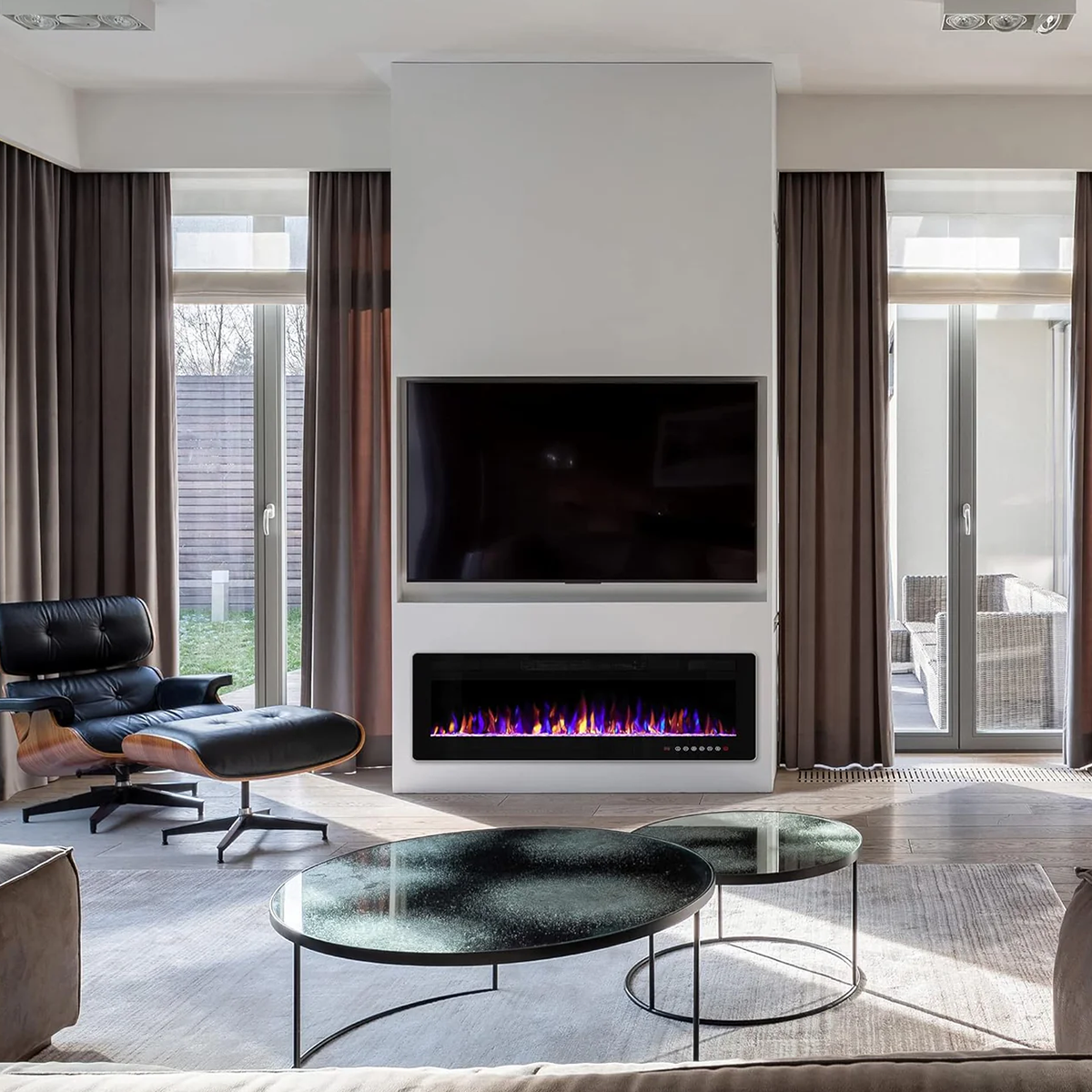 Chimenea Eléctrica Empotrable RW Flame - Requiere Transformador