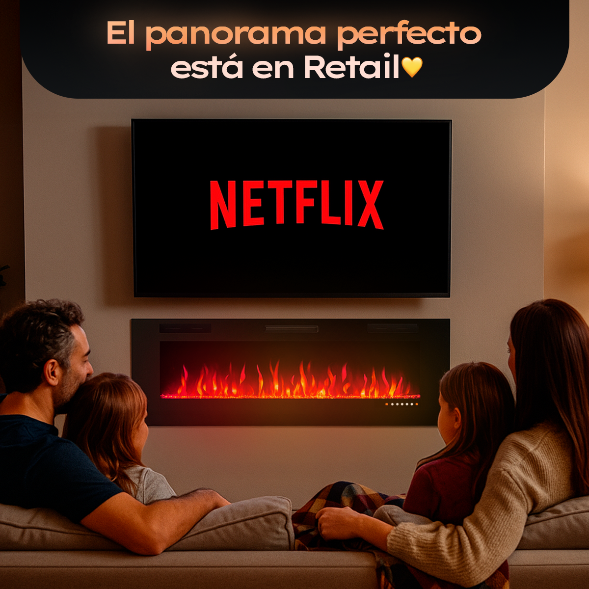 Chimenea Eléctrica Empotrable
