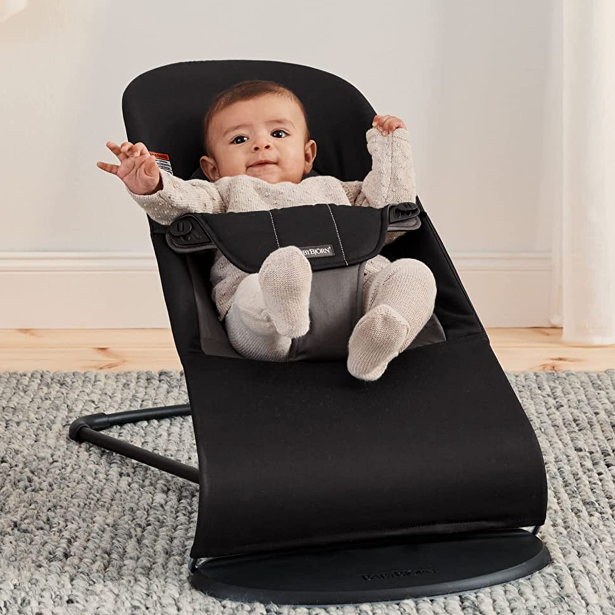 Silla mecedora Balance algodón Babybjorn