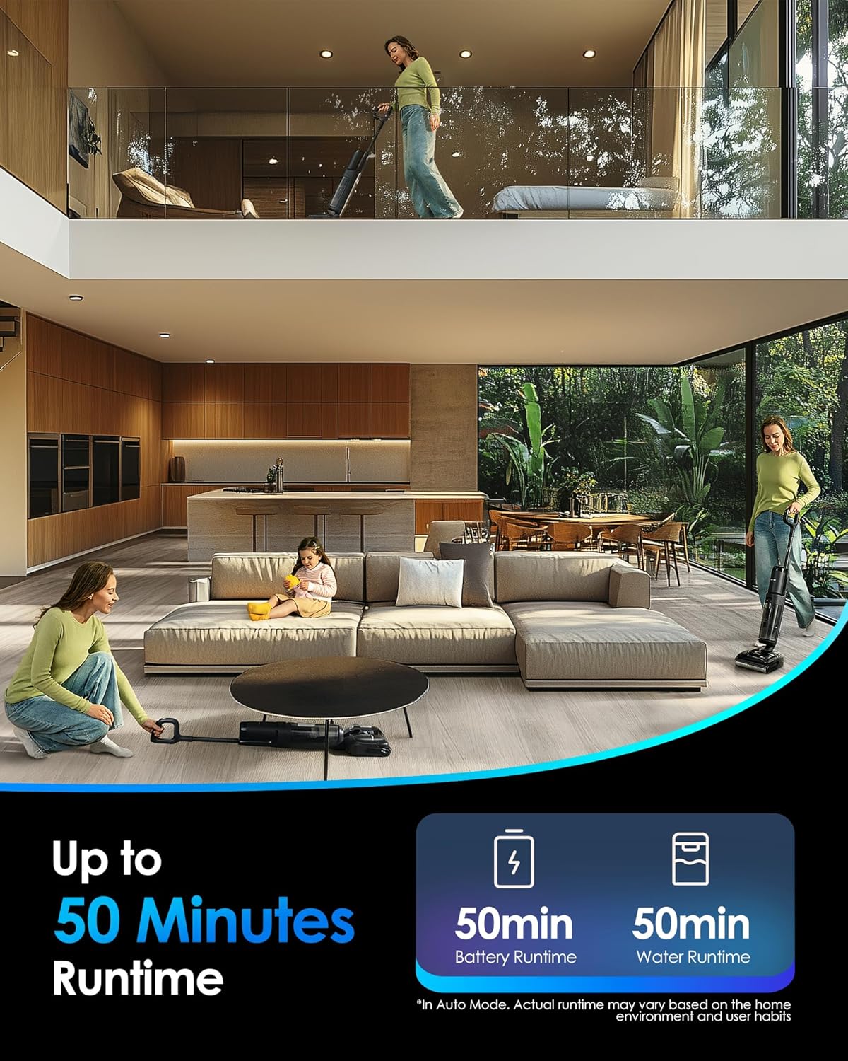 Aspiradora inalámbrica inteligente ONE S7