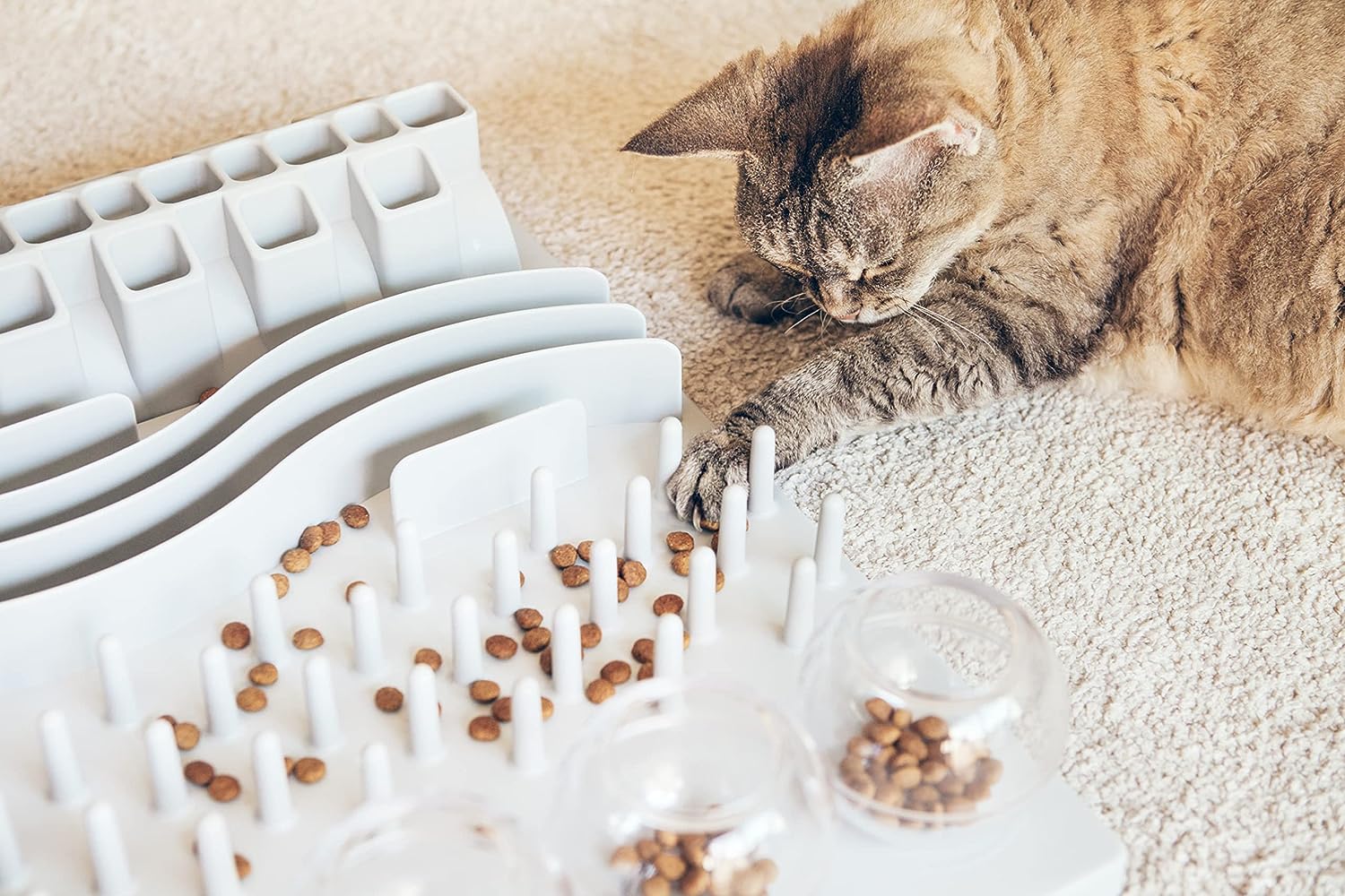 Tablero actividades para gatos | Para estimulación mental