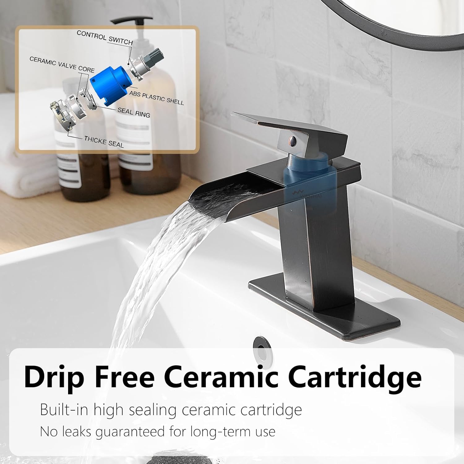 Grifo para baño | Tipo cascada |3