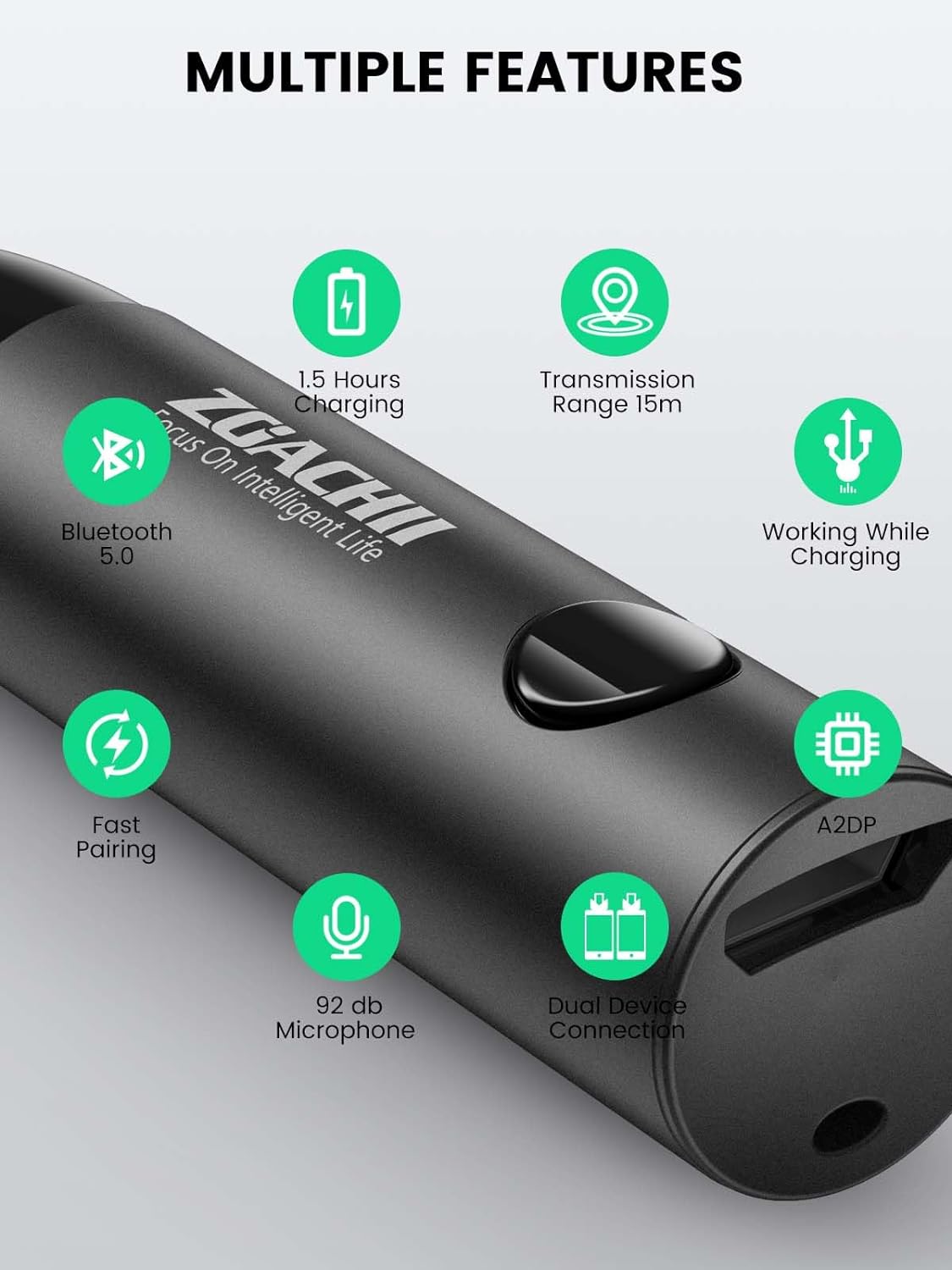 Adaptador de Audio auxiliar Bluetooth 5.0