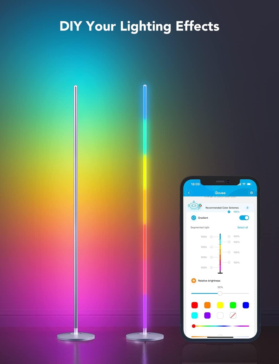 Lámpara de pie LED
