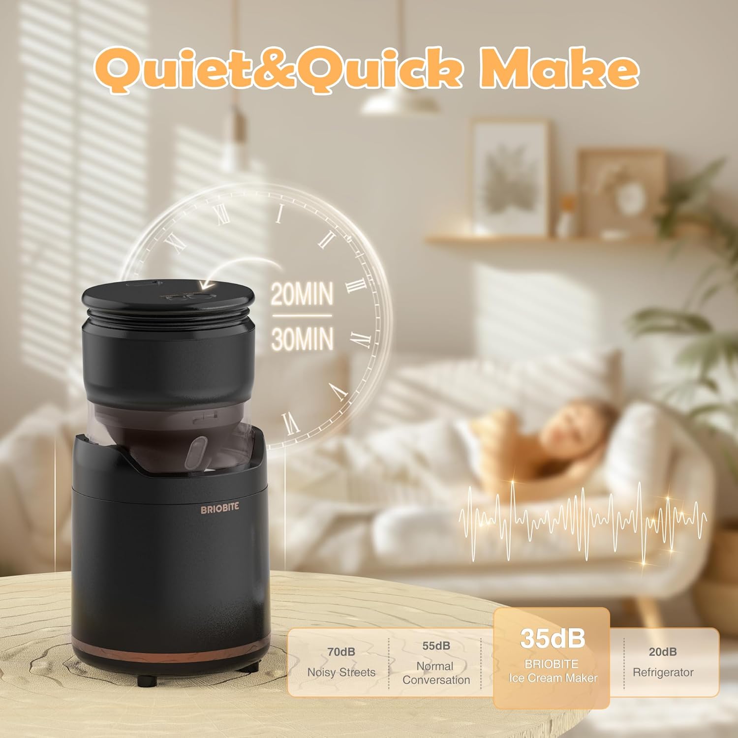 Máquina Helados Recargable | 1-2 Porciones