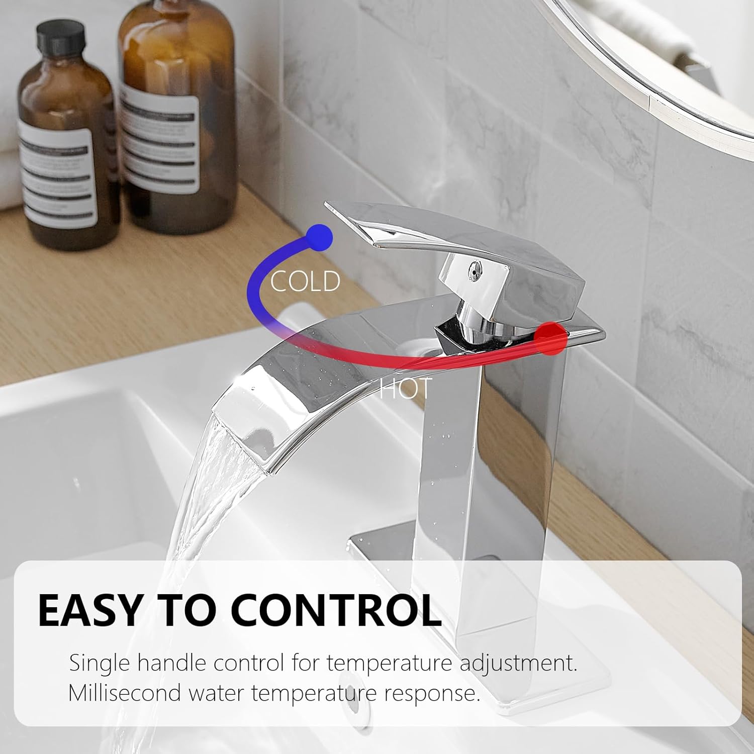 Grifo para baño | Tipo cascada |2