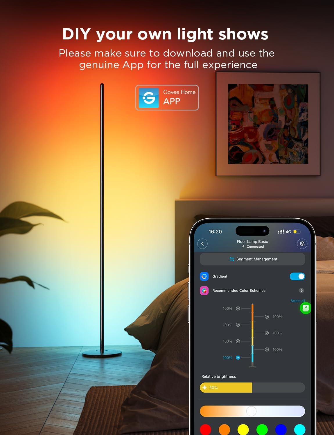Lámpara de pie LED