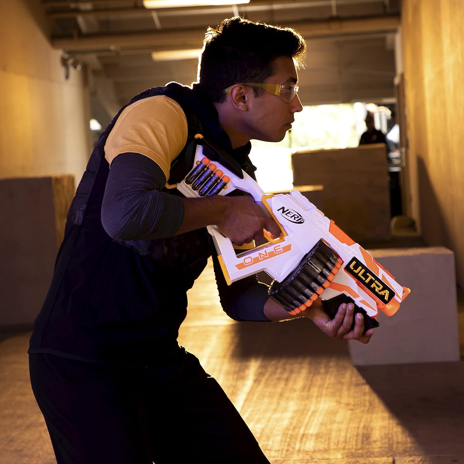 Nerf Ultra One lanzador motorizado, tambor de 25 dardos