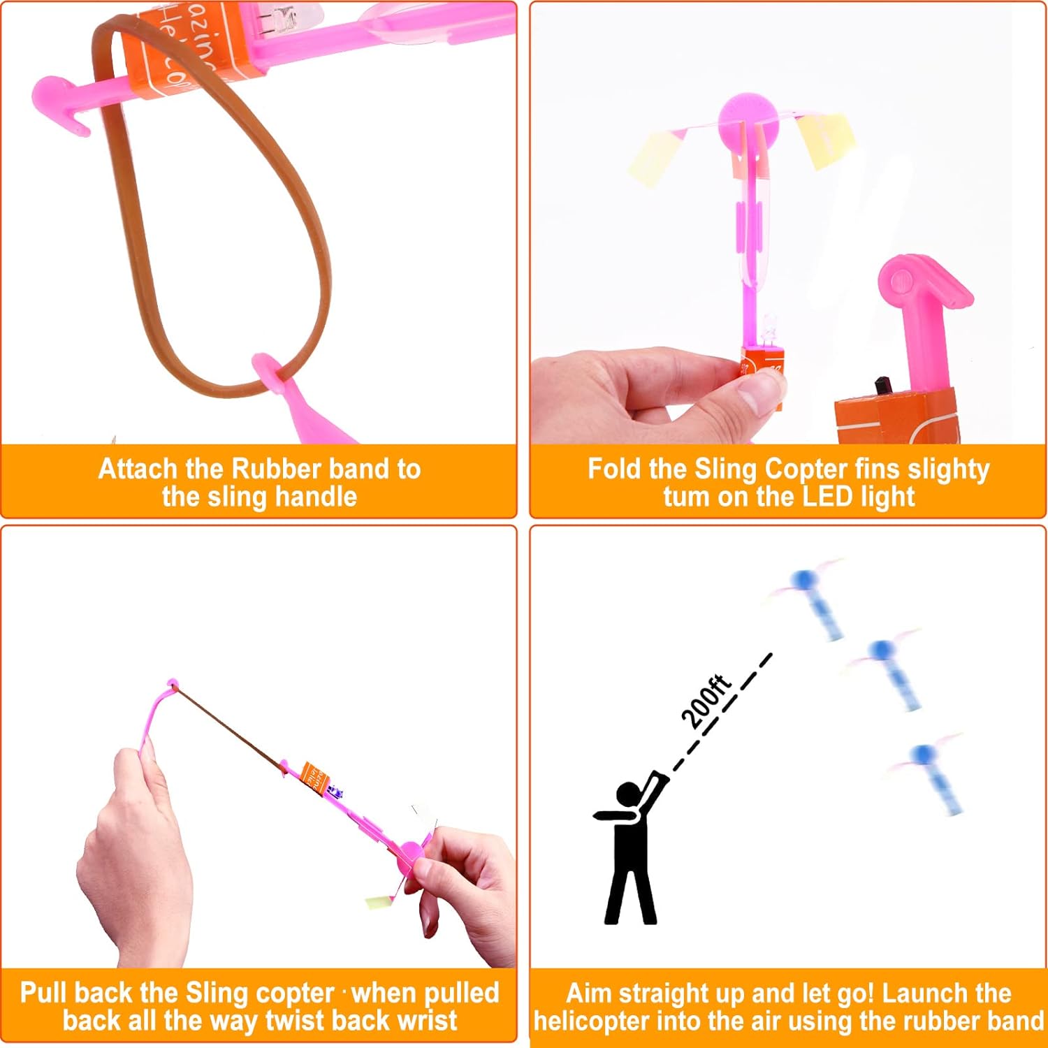 Pack juego de 50 luces LED voladoras