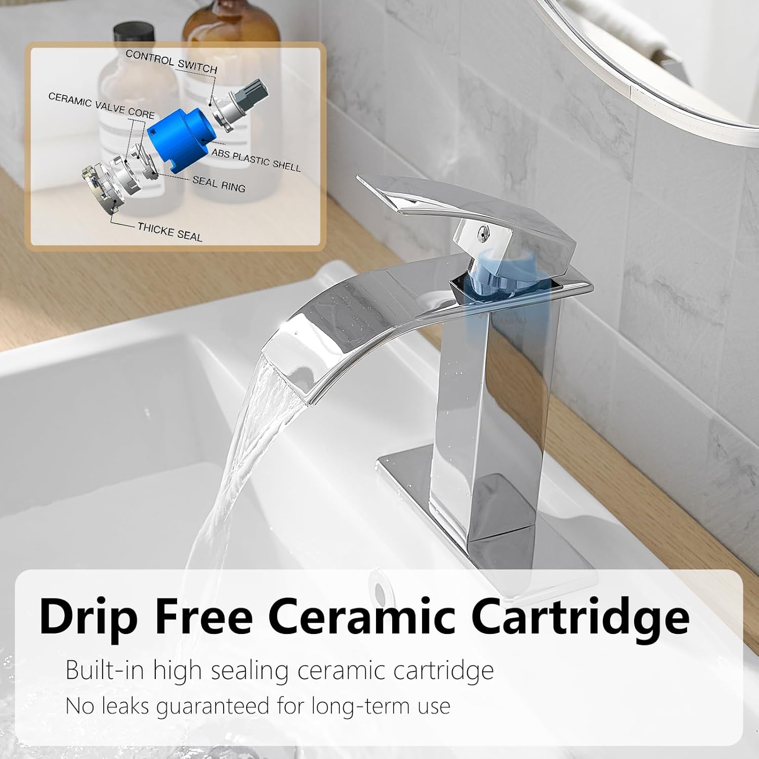 Grifo para baño | Tipo cascada |2