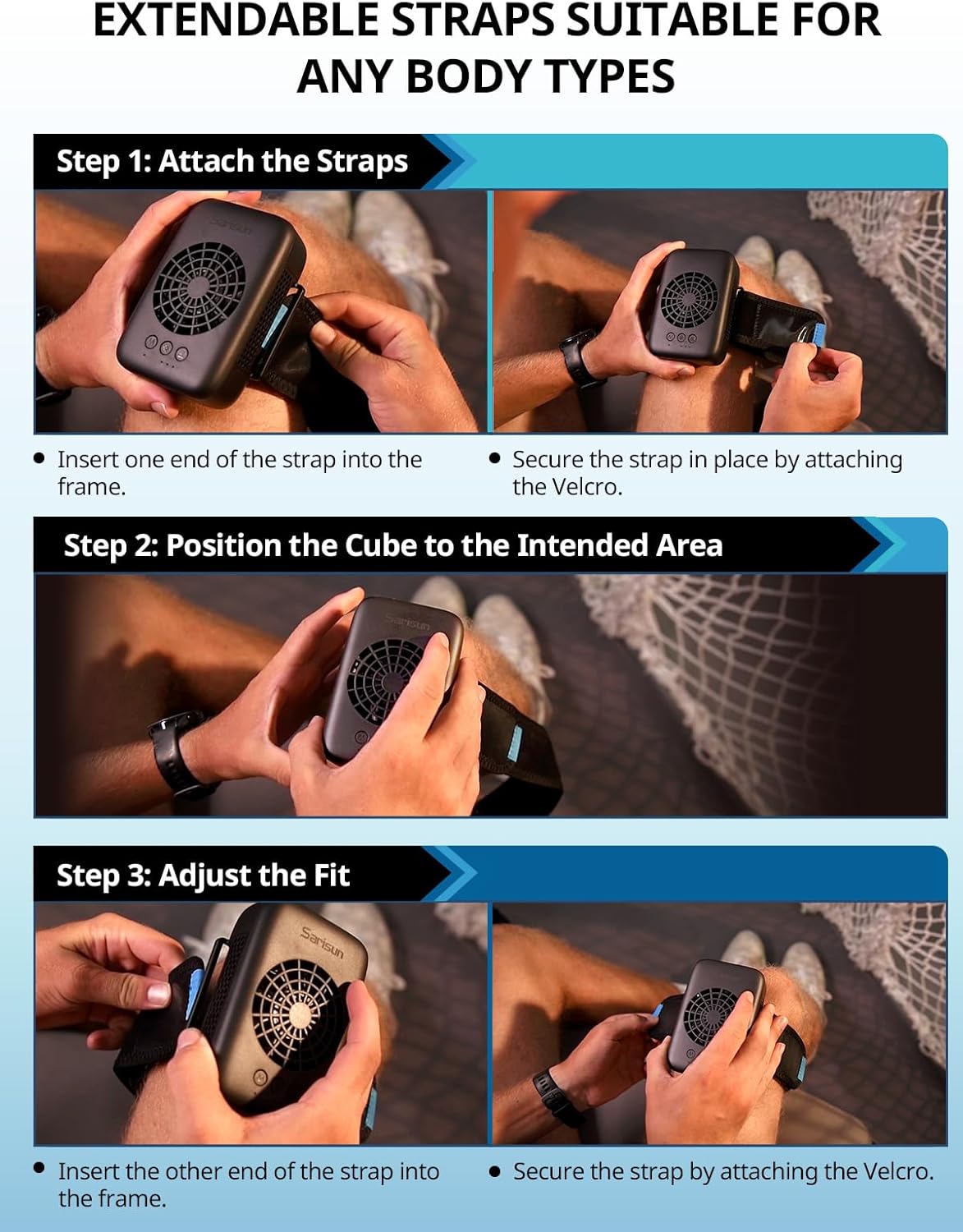 Banda de recuperación con frío | Alivia dolor muscular y articulaciones