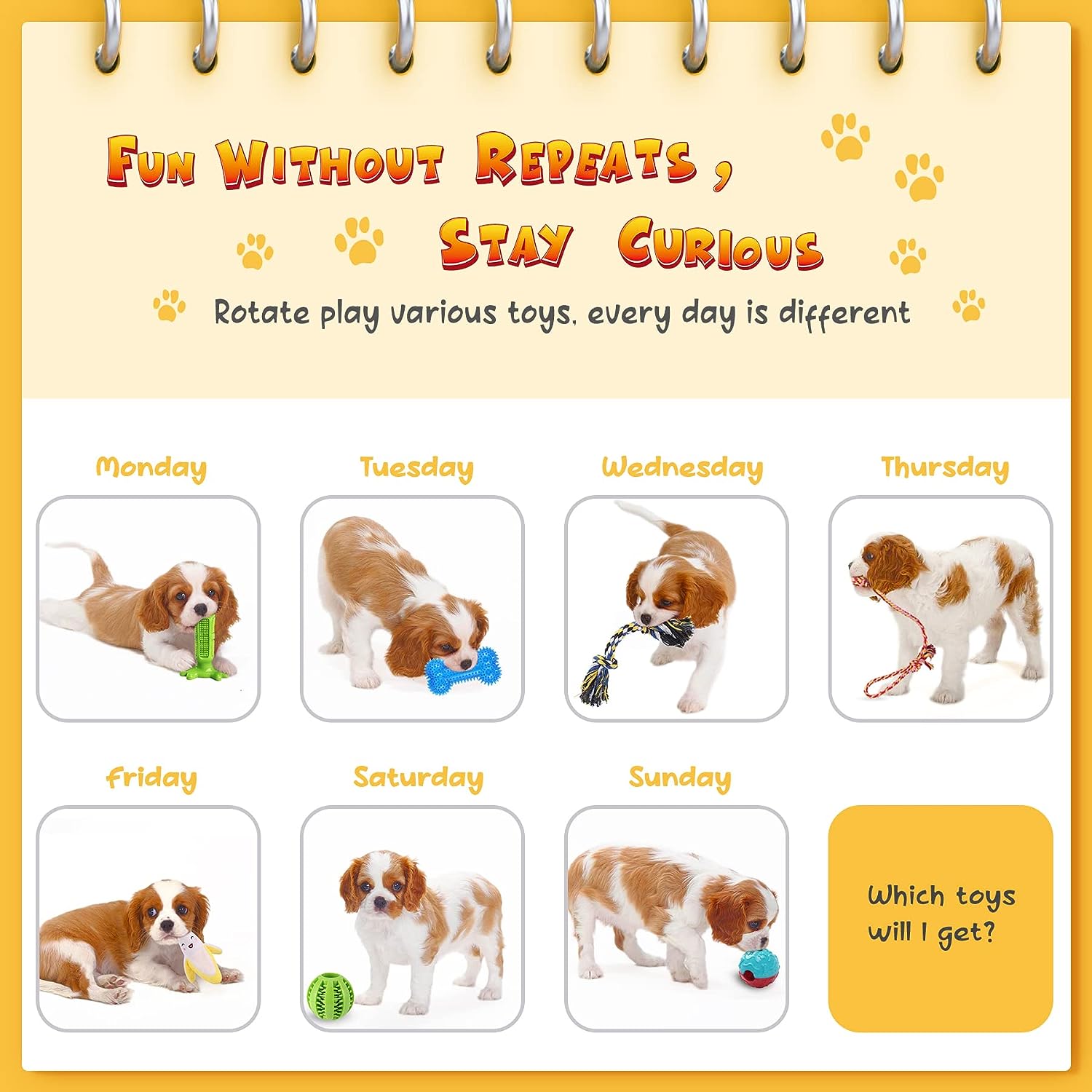 Paquete de 20 juguetes masticables para tu mascota