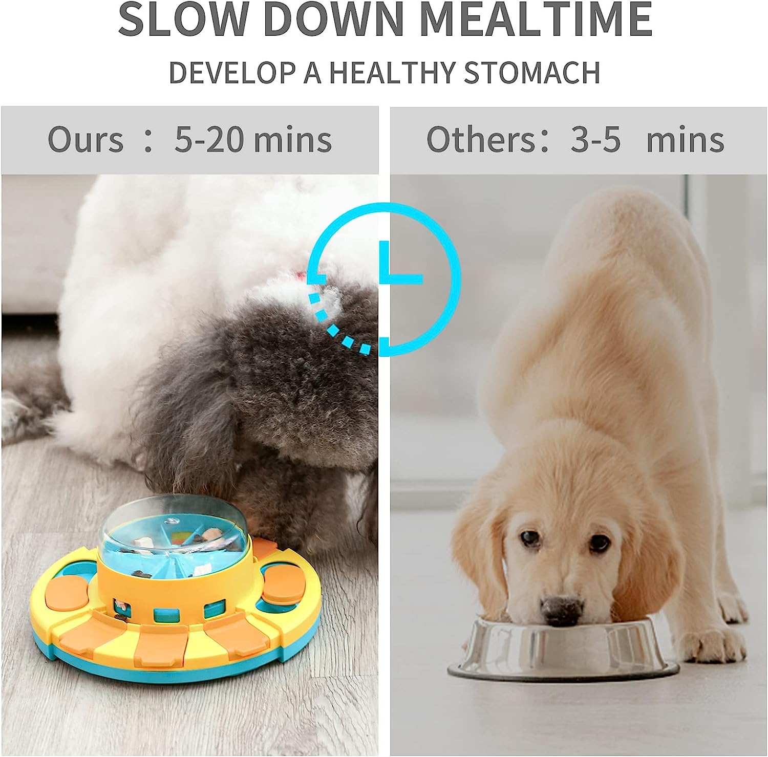 Juguete de enriquecimiento para perros dispensador de alimento