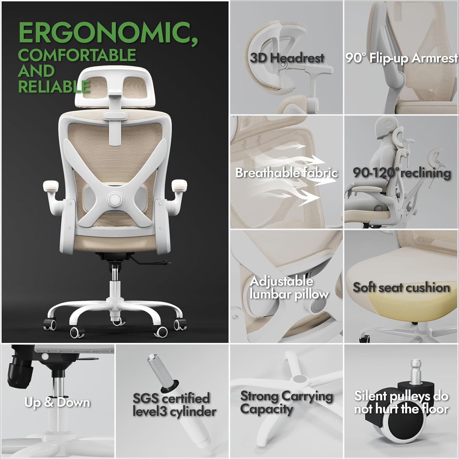 Silla de Oficina Ergonómica