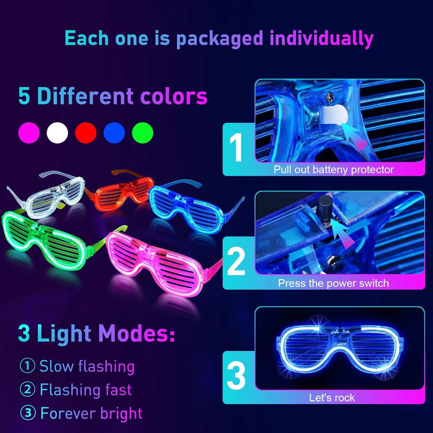 Pack 248 Artículos luminosos para Fiestas