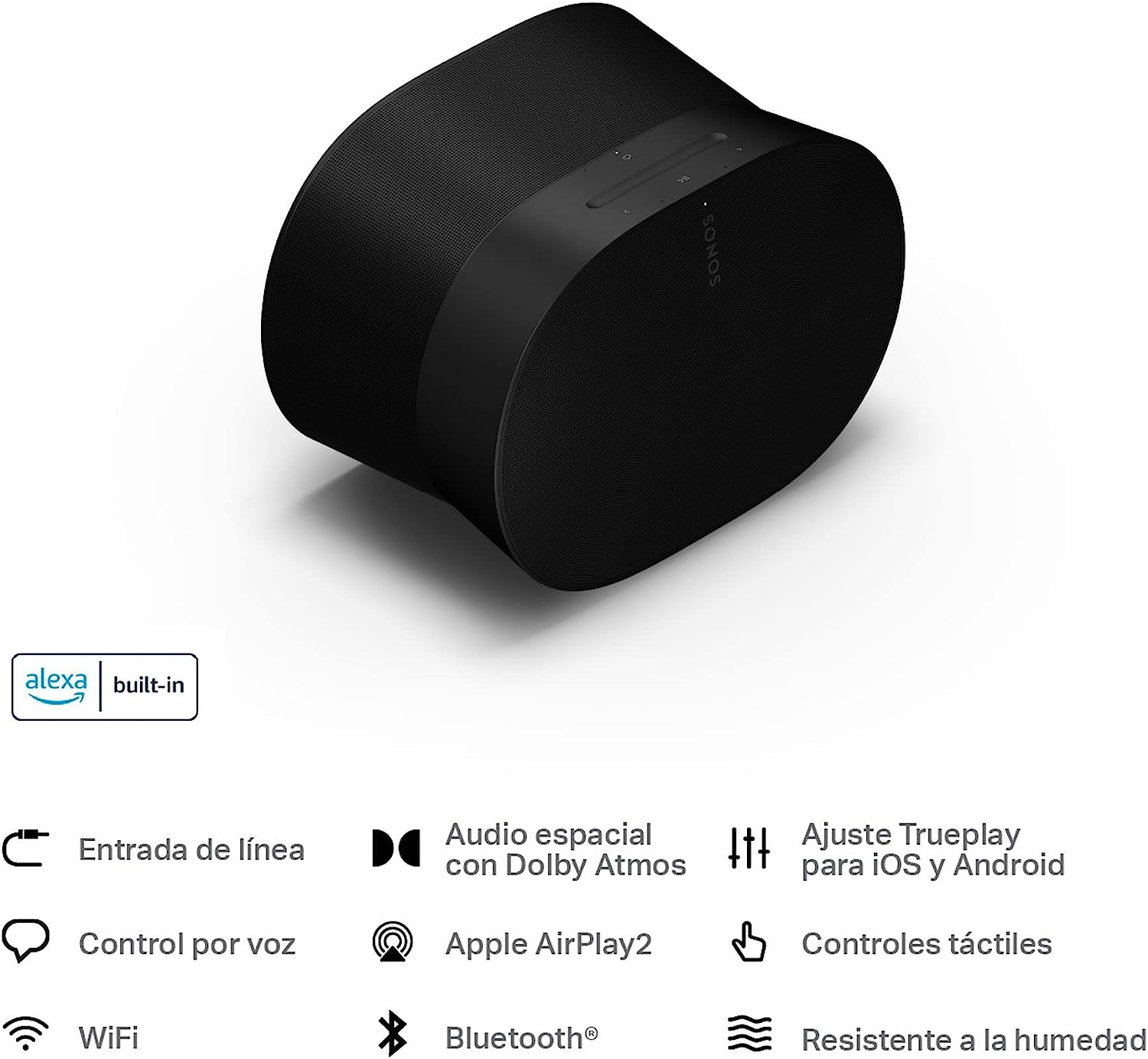 Sonos Altavoz inalámbrico Era 300 Negro