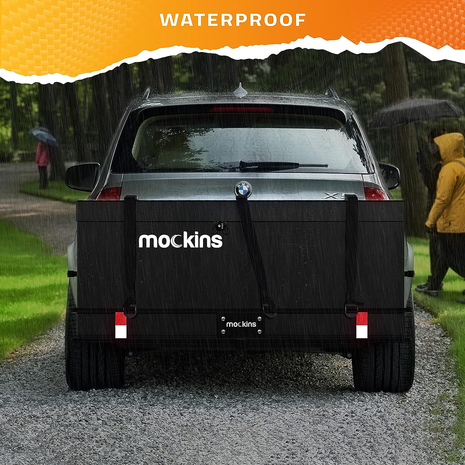 Soporte de enganche para carga con bolsa y red