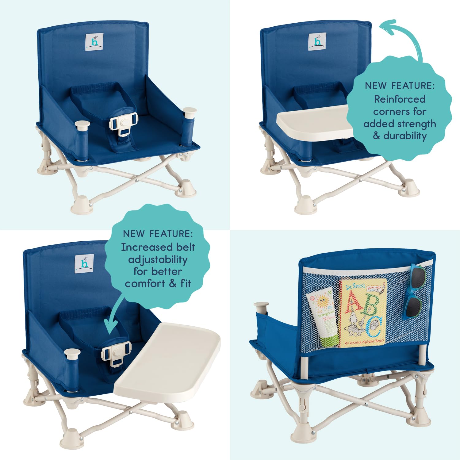 Asiento elevador de viaje para bebé