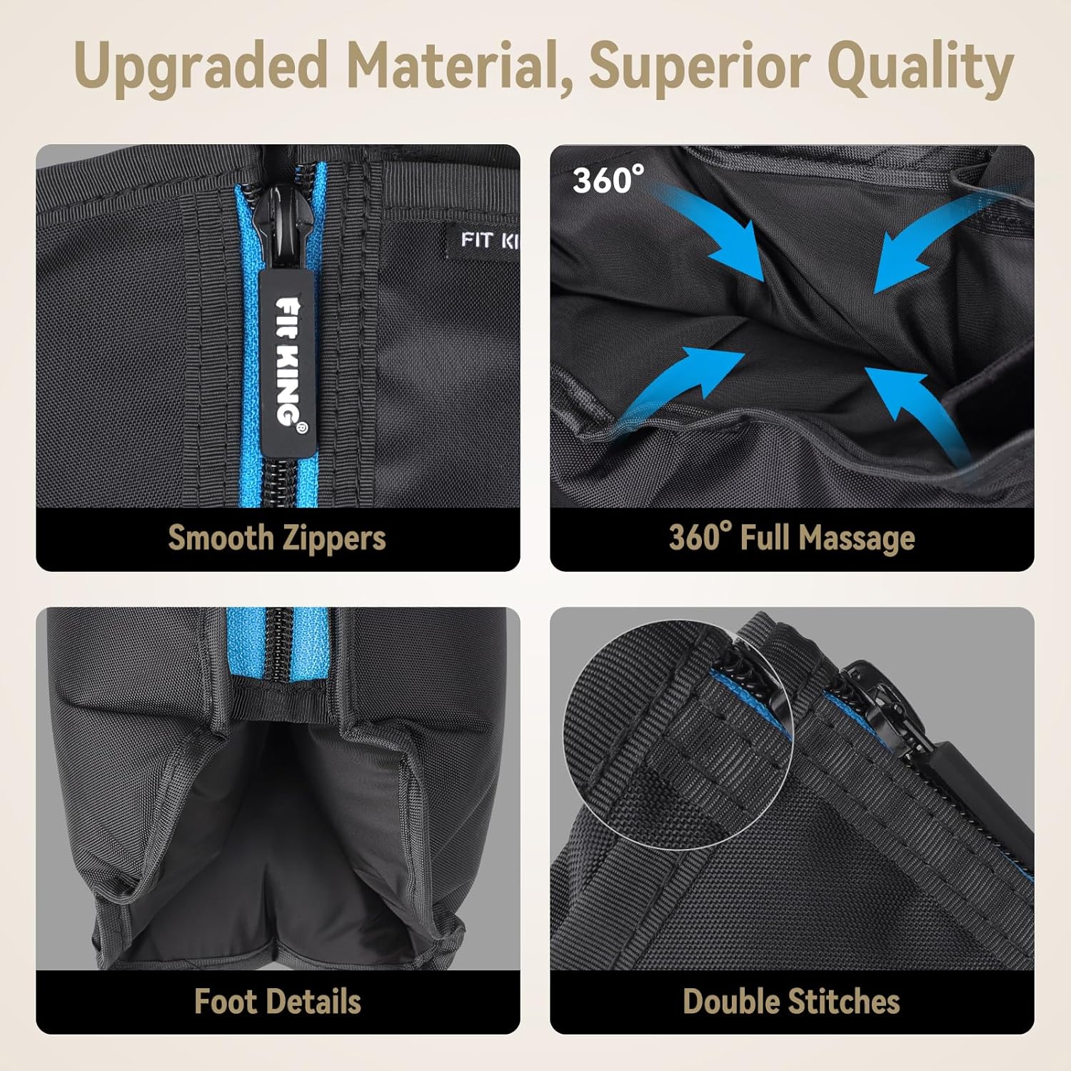 Masajeador de piernas con calor | Mejora circulación y alivia dolor