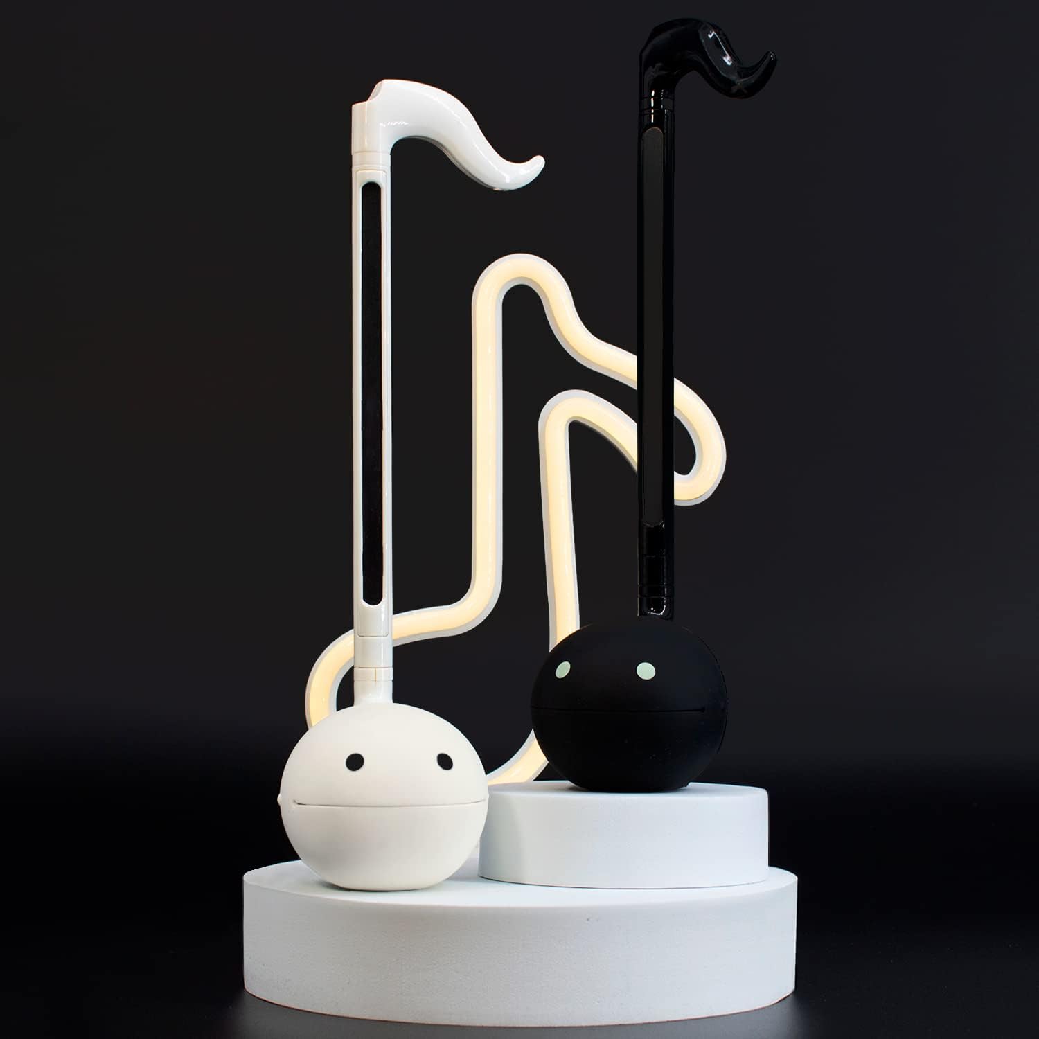 Otamatone - Instrumento musical electrónico japonés | Color negro, blanco y unicornio