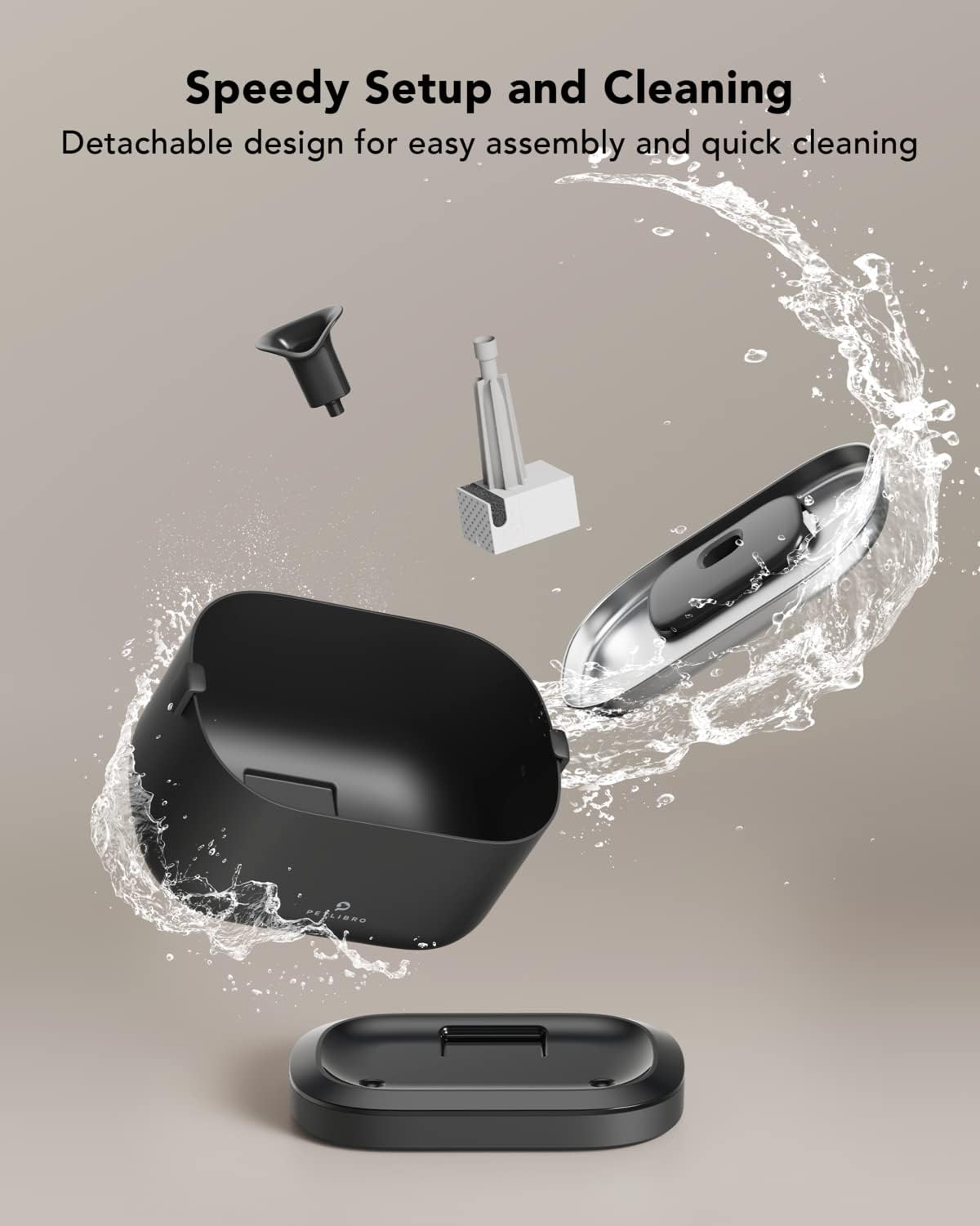 Dispensador automático de agua potable inalámbrico