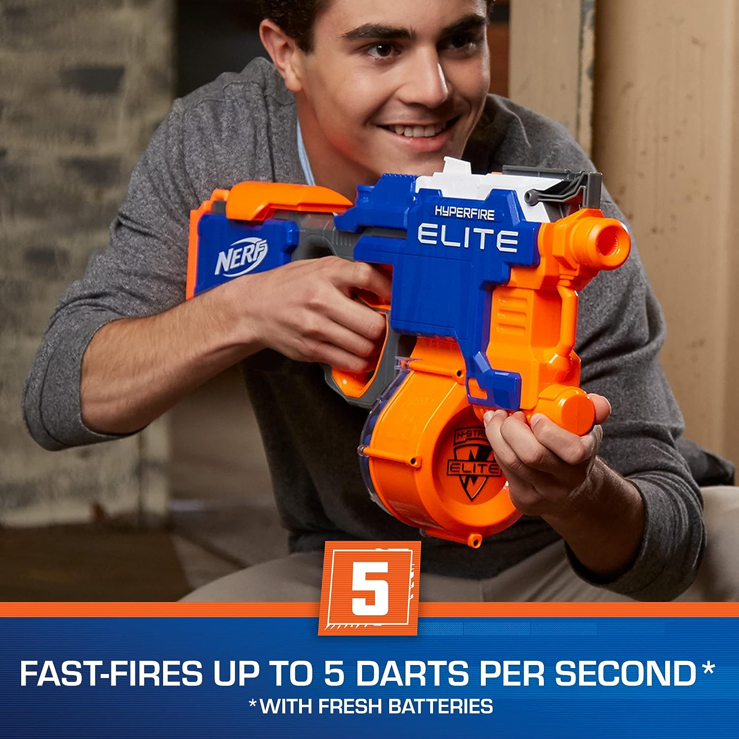 Nerf N-Strike Elite Rampage, Multicolor