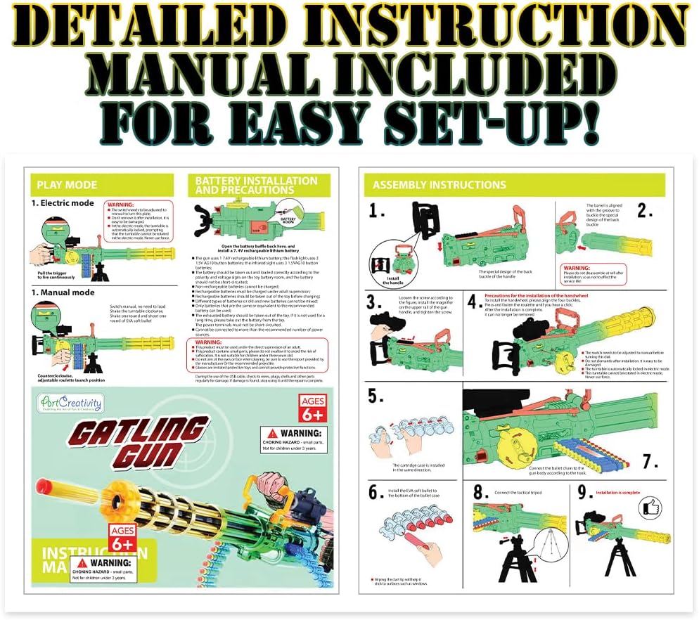 Pistola de juguete electrónica para niños | Dardos de succión de espuma