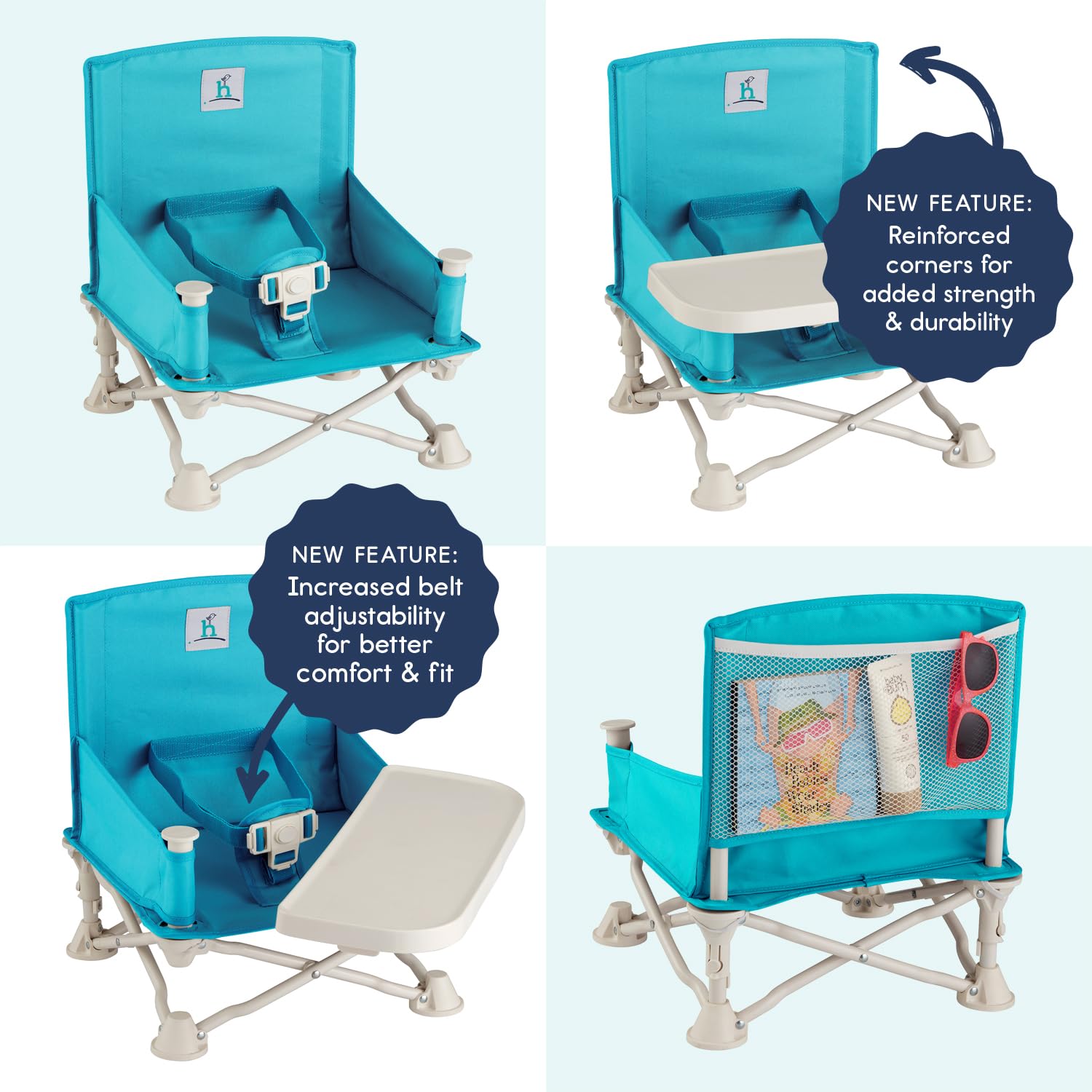 Asiento elevador de viaje para bebé