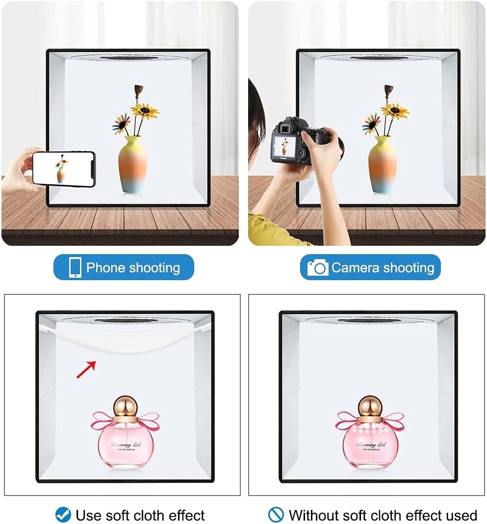 Caja de fotos de 40 x 40 Cm | Kit de estudio portátil plegable