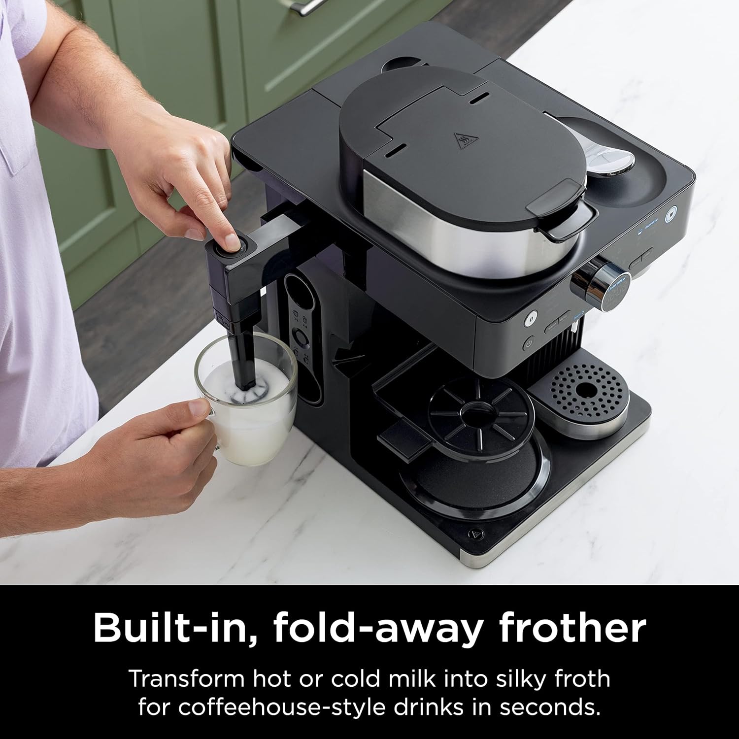 Cafetera Expreso | 3 estilos de café | Espumador integrado