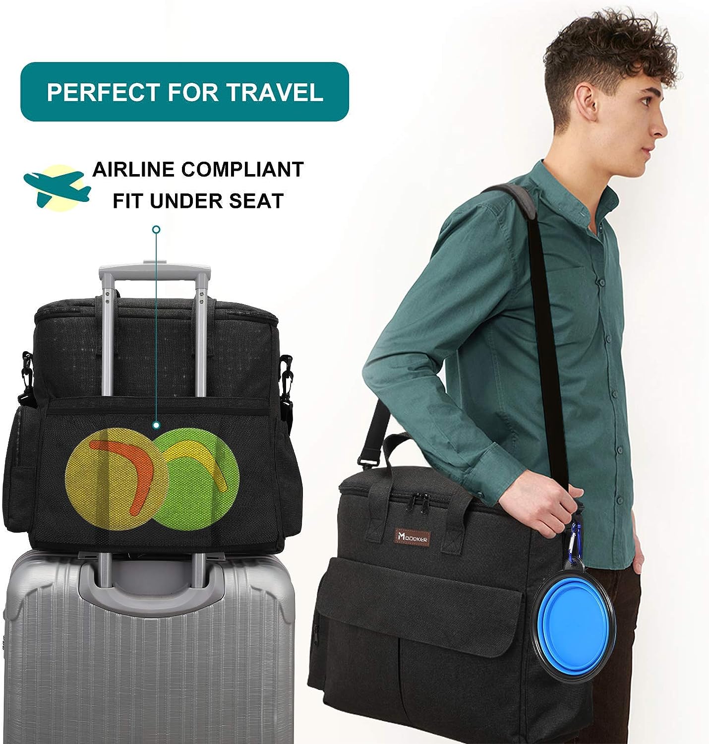 Bolsa de viaje para mascotas aprobado por aerolíneas