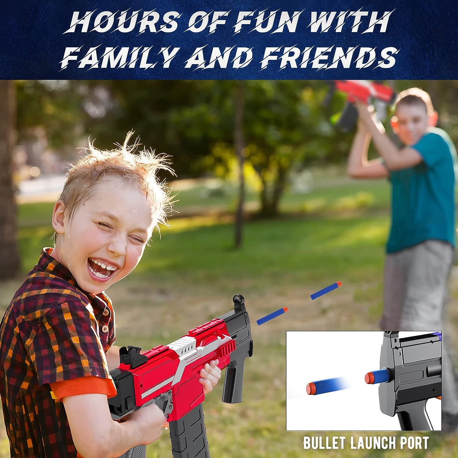 Juego de 500 dardos esponja azules con bolsa de almacenamiento