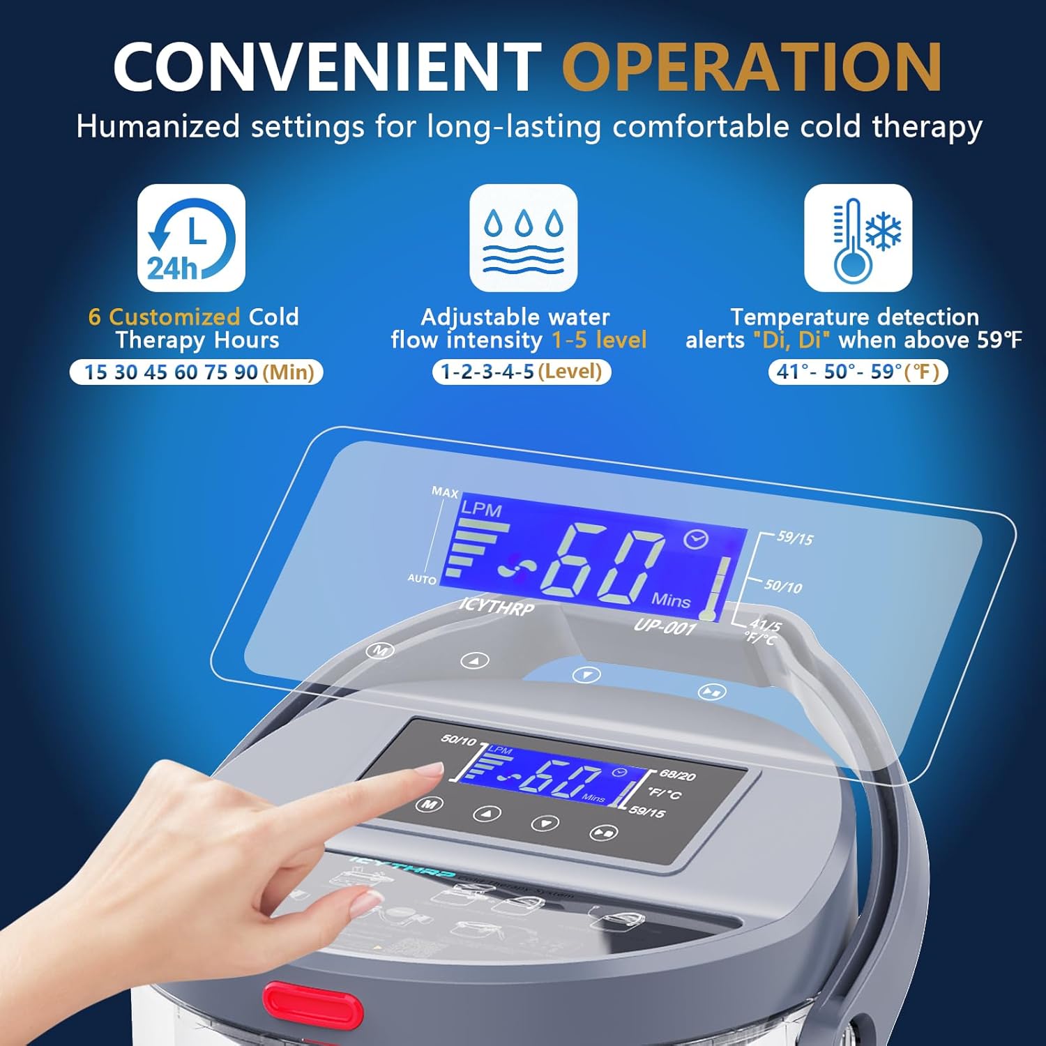 Máquina recuperación en frío par aliviar el dolor | Multiusos